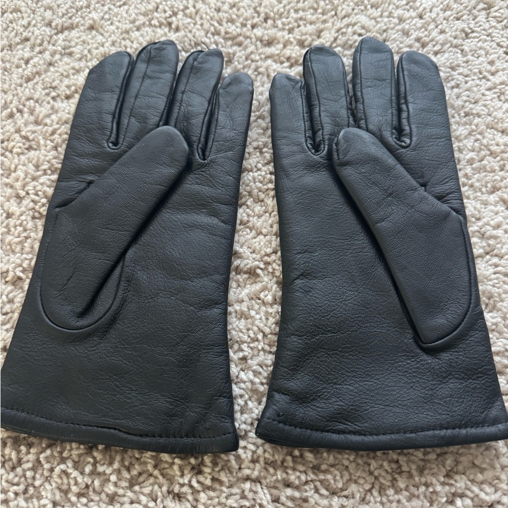 Men's Black Leather Gloves